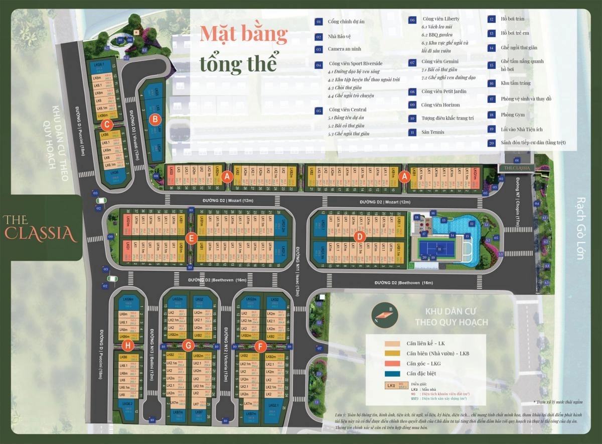 mat bang The Classia