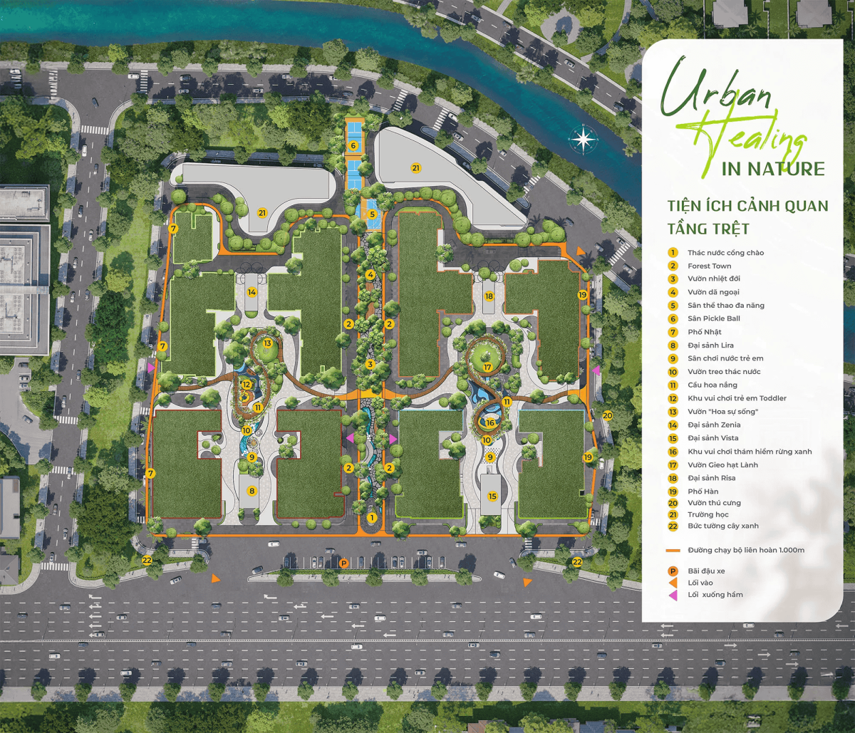 Mặt bằng tầng 1-2 ak tower