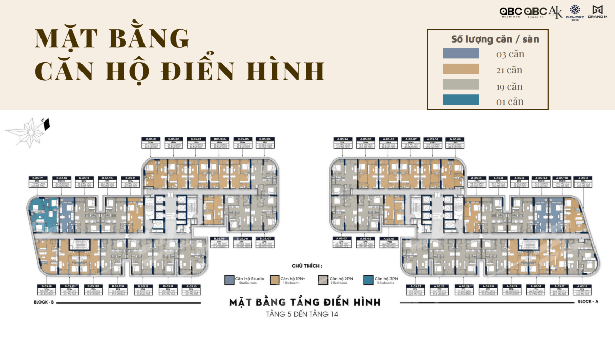 Mặt bằng điển hình tc tower
