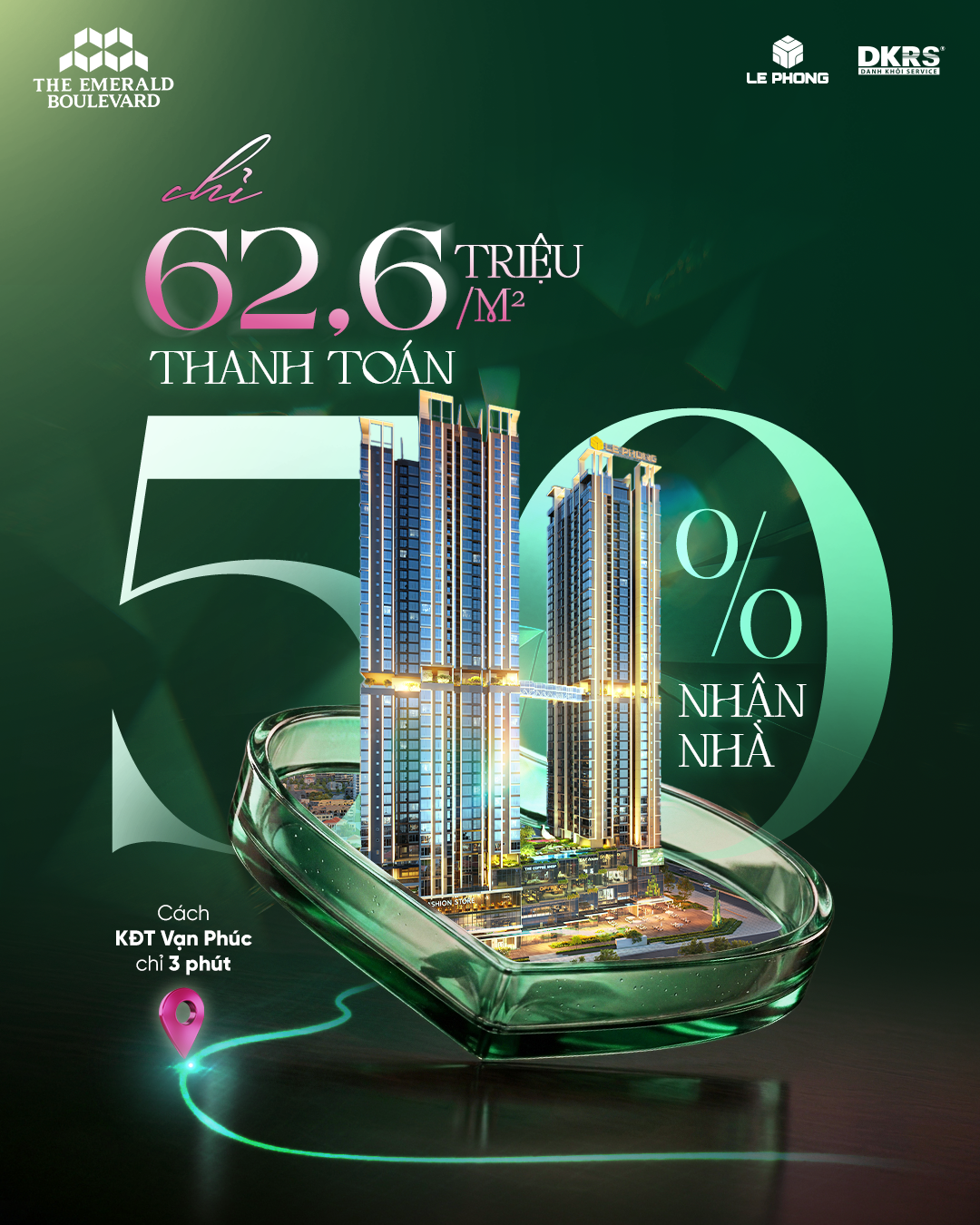 Tiến độ thanh toán The Emerald Boulevard