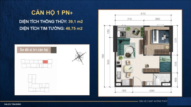 Layout căn hộ A&T Saigon Riverside