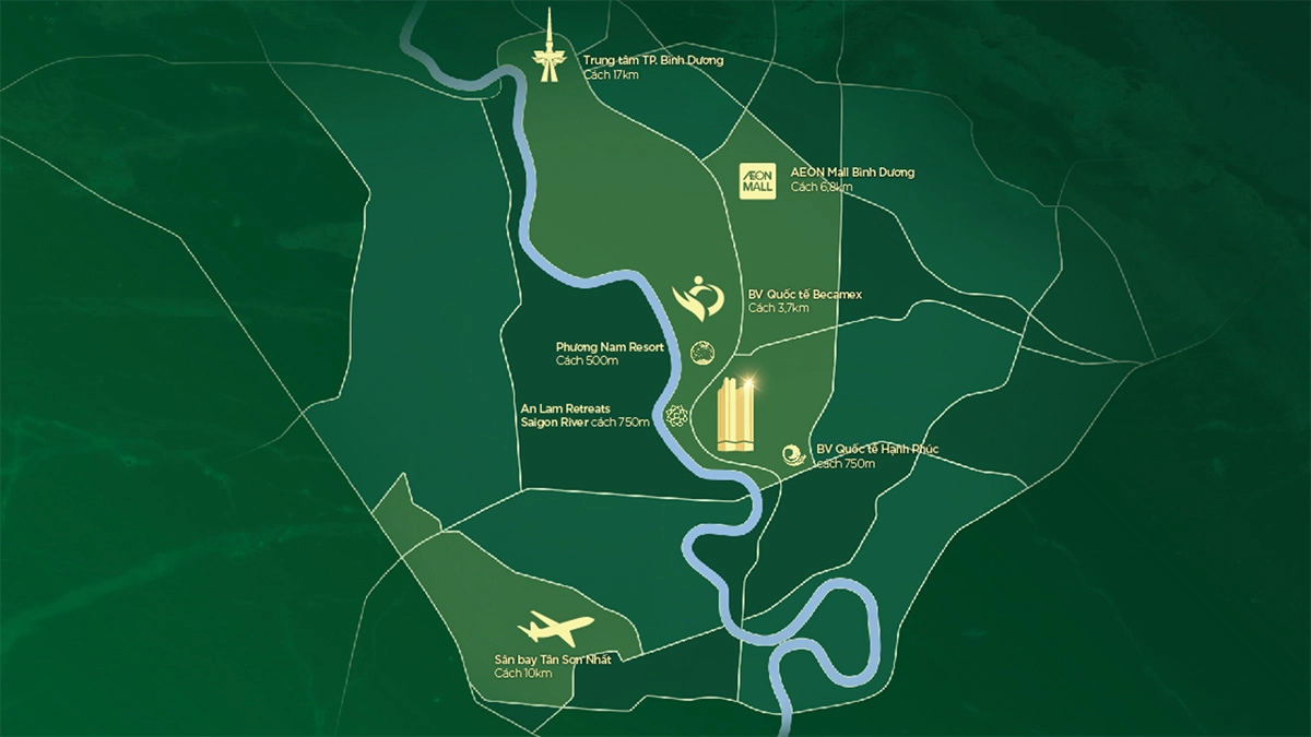 vi trí dự án  The Emerald 68